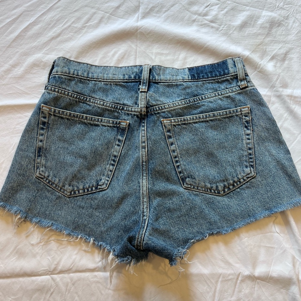 Mango Classic Blue Jean Shorts - Picture 2 of 3